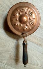 Koperen beddepan, koper potje en kruik., Antiek en Kunst, Ophalen of Verzenden