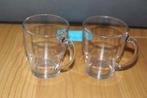 Twee koffie/theeglazen met elegante vorm., Huis en Inrichting, Keuken | Servies, Ophalen of Verzenden, Zo goed als nieuw, Glas