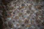 Retro vintage gordijn(en) jaren 60 - 70 met bloemen bloem, Huis en Inrichting, Stoffering | Gordijnen en Lamellen, 100 tot 150 cm