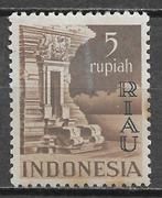 Indonesie nvph 20 Riau postfris bruin getint cw 12.00., Verzenden, Postfris, Zuidoost-Azië