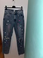 Jeans met hartjes, Kleding | Dames, Spijkerbroeken en Jeans, Realty jeans, Blauw, Nieuw, Ophalen of Verzenden