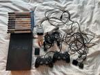 Ps2 met 2 controllers en kabels + spelletjes + eye toy, Spelcomputers en Games, Spelcomputers | Sony PlayStation 2, Ophalen, Gebruikt