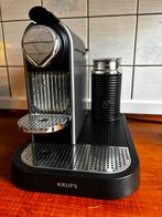 Krups Nespresso koffieapparaat met melkopschuimer, Witgoed en Apparatuur, Koffiezetapparaten, Ophalen, Gebruikt, 1 kopje, Koffiepads en cups