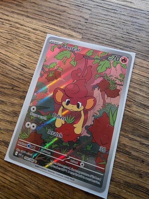 White Flare Pansear WHT 099, Hobby en Vrije tijd, Verzamelkaartspellen | Pokémon, Nieuw, Losse kaart, Foil, Ophalen of Verzenden
