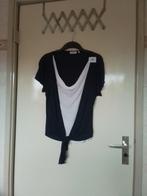 80 Blauw /wit shirtje van Yessica Maat M, Kleding | Dames, T-shirts, Blauw, Maat 38/40 (M), Ophalen of Verzenden, Zo goed als nieuw