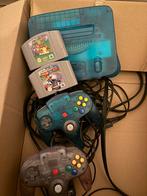Nintendo 64, Spelcomputers en Games, Ophalen of Verzenden, Zo goed als nieuw, Met 2 controllers