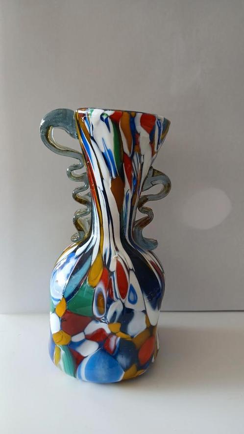 Murano Vaas Multicolor Glas, Antiek en Kunst, Antiek | Vazen, Ophalen