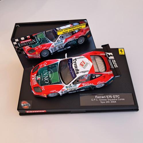 Carrera Evolution 25771 Ferrari 575 GTC #13 "24H00 Spa 2004", Kinderen en Baby's, Speelgoed | Racebanen, Nieuw, Racebaan, Elektrisch