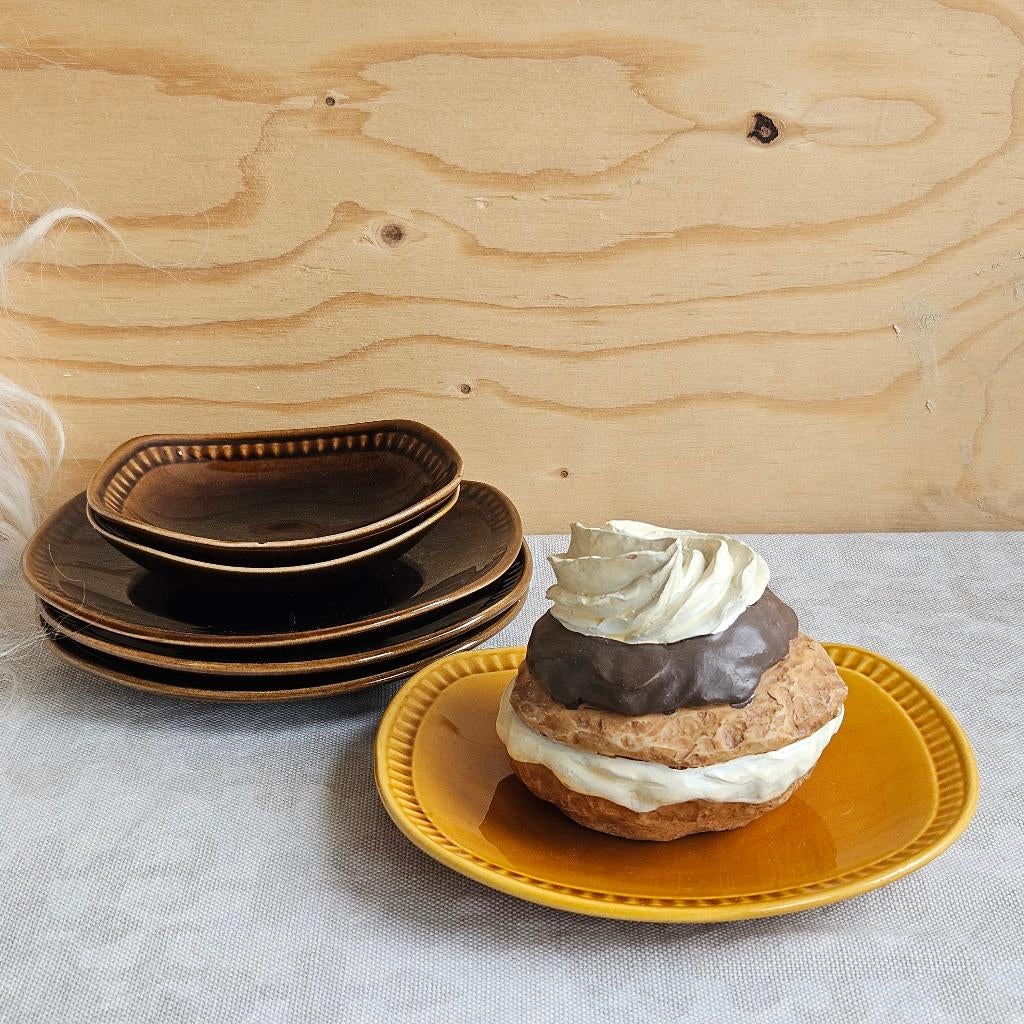 Huizen Holland set gebaksbordjes, Ophalen of Verzenden