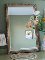 Vintage spiegel goud (Brocante), Ophalen, Zo goed als nieuw, Minder dan 100 cm, Rechthoekig