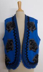 2 zijdig draagbaar folklore print gilet! L, Blauw, Maat 42/44 (L), Ophalen of Verzenden, Zo goed als nieuw