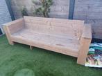 Tuinbank steigerhout, beige beits, Tuin en Terras, Tuinbanken, Ophalen, Zo goed als nieuw, Hout