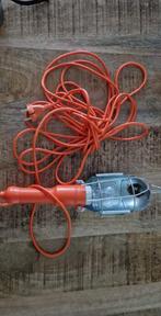 Bouwlamp Werklamp Looplamp Met stekker - 2 Stuks, Ophalen of Verzenden, Gebruikt, 50 tot 200 watt, Lamp met armatuur