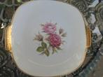 Kaiser Moosrose Petit four setje met roze roosjes + meer, Antiek en Kunst, Antiek | Servies los, Ophalen of Verzenden