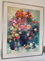 Schilderij Frans Manders bloemen, Antiek en Kunst, Ophalen