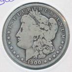 USA Morgan Dollar 1900, Zilver, Ophalen of Verzenden, Losse munt