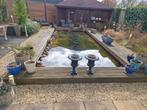 Te koop grote vijver, incl pomp, filtersysteem, waterplanten, Tuin en Terras, Vijvers, Ophalen, Gebruikt
