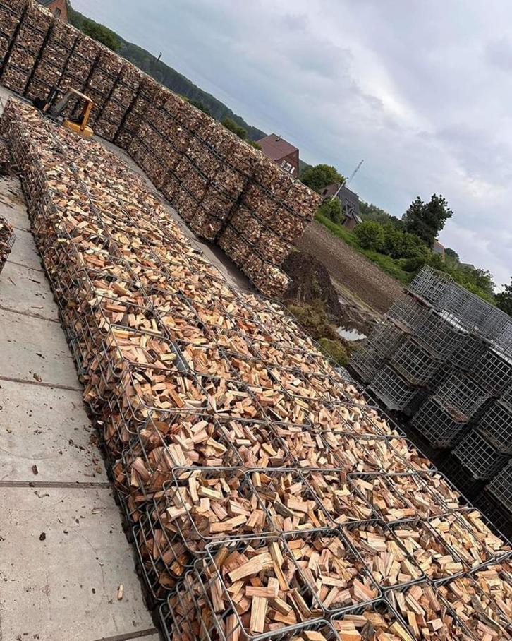 Ovendroog Haardhout Eik & Beuk 100% Droog, Tuin en Terras, Haardhout, Blokken, Beukenhout, 6 m³ of meer, Ophalen of Verzenden