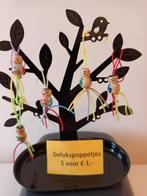 gelukspoppetjes 5 voor €1,- (5 verschillende kleuren, meerde, Ophalen of Verzenden, Nieuw, Materiaal
