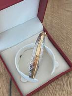 Mooie 14 karaat (585) gouden dames armband, wit en geel goud, -, -, Nieuw, Ophalen of Verzenden
