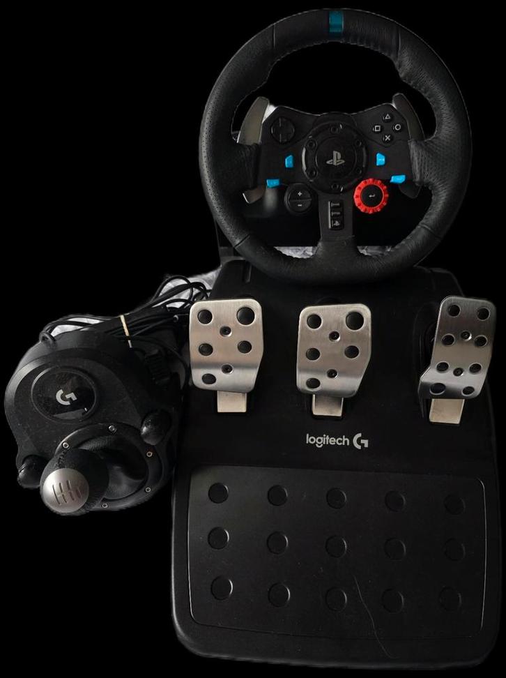 Logitech G29+pook met Accessoire(s), Spelcomputers en Games, Spelcomputers | Sony PlayStation Consoles | Accessoires, Zo goed als nieuw