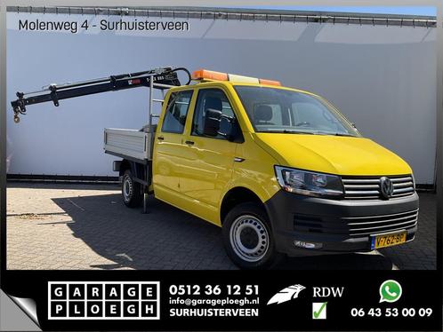 Volkswagen Transporter 2.0 TDI HIAB kraan Kastinrichting Tre, Auto's, Volkswagen, Bedrijf, Te koop, Transporter, ABS, Airbags