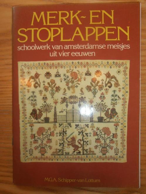 Merk en stoplappen M.G.A. Schipper-van Lottum, Hobby en Vrije tijd, Borduren en Borduurmachines, Zo goed als nieuw, Patroon, Handborduren
