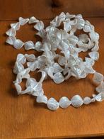 Parelmoeren Schelpenslinger - 1,80m, Sieraden, Tassen en Uiterlijk, Kettingen, Ophalen of Verzenden, Gebruikt, Wit, Overige materialen
