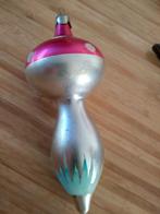 Grote kerst paddenstoel hanger 13 cm., Ophalen