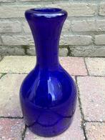 Blauwe vaas glas, Ophalen, Blauw, Minder dan 50 cm, Glas