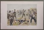 Mobiele Schutterij 1851 Flankeurs en Fusiliers antieke prent, Ophalen of Verzenden, X, Foto of Poster, Nederland