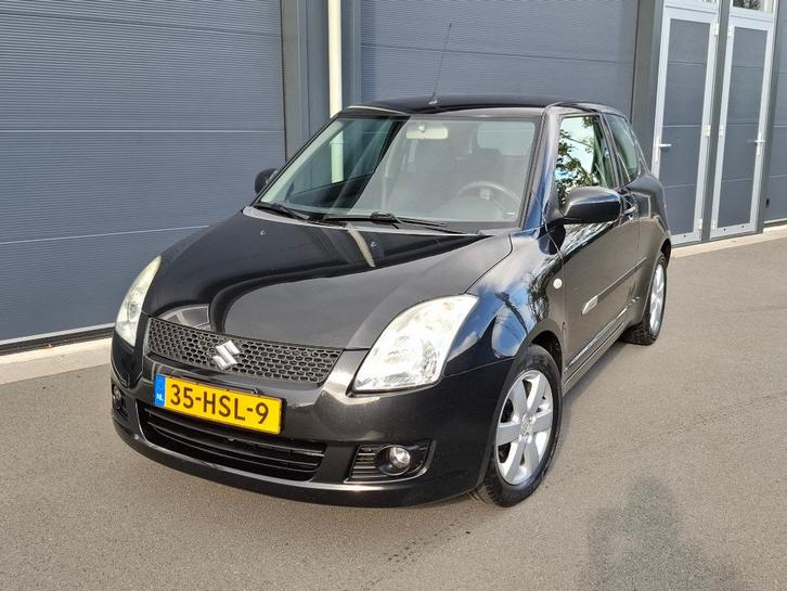 Suzuki Swift 1.5 Exclusive Automaat 3D 2009 Zwart, Auto's, Suzuki, Bedrijf, Te koop, Swift, ABS, Airbags, Airconditioning, Boordcomputer