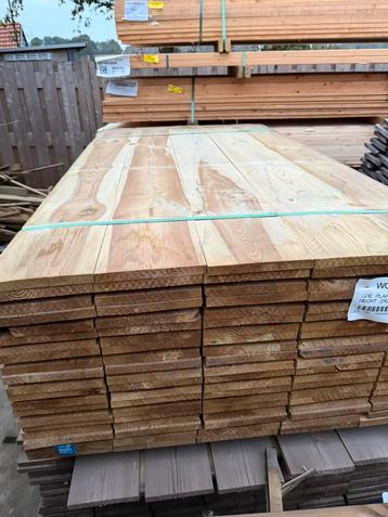Geimpregneerde schuttingplanken 2x200  1,80 nu €3,75 pst!  beschikbaar voor biedingen