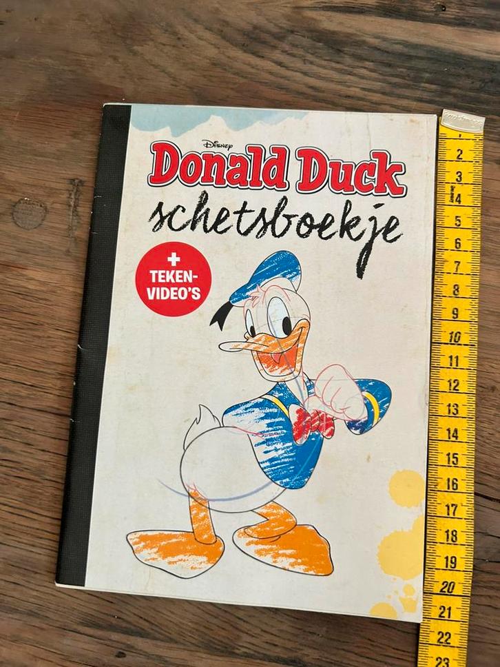 A.Schetsboekje  Donald Duck, Verzamelen, Disney, Zo goed als nieuw, Donald Duck, Ophalen of Verzenden