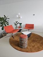 Arper Catifa 80 design fauteil  orange chroom frame Zgan, Ophalen, Zo goed als nieuw, Minder dan 75 cm, 75 tot 100 cm