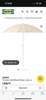 Gezocht Ikea Parasol - Samso Zo goed als nieuw!, Tuin en Terras, Parasols, Kantelbaar, Zo goed als nieuw, Stokparasol, 2 tot 3 meter