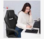 Ergonomische bureaustoel zwart gamestoel, Ophalen of Verzenden, Nieuw, Zwart