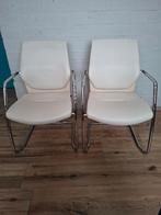 stoel, Ophalen, Twee, Wit, Nieuw