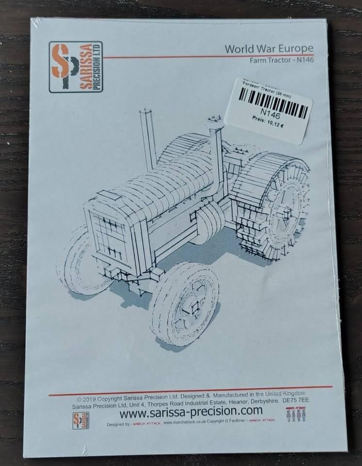 Sarissa Precision N146 Farm Tractor, Ophalen of Verzenden, Nieuw, Historisch, Figuurtje(s)