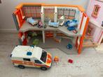 Playmobil ziekenhuis incl extra ambulance en helikopter, Kinderen en Baby's, Speelgoed | Playmobil, Ophalen of Verzenden, Zo goed als nieuw