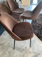 Eetkamerstoelen, Huis en Inrichting, Stoelen, Ophalen, Bruin, Zo goed als nieuw, Vier