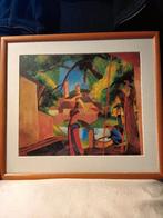 Kinder am Brunnen 1912 - August Macke, Huis en Inrichting, Minder dan 50 cm, Ophalen of Verzenden, Zo goed als nieuw, Schilderij