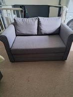 Slaapbank femke zgan 140bij 210cm  grijs, Huis en Inrichting, Ophalen, 210 cm, 140 cm, Zo goed als nieuw