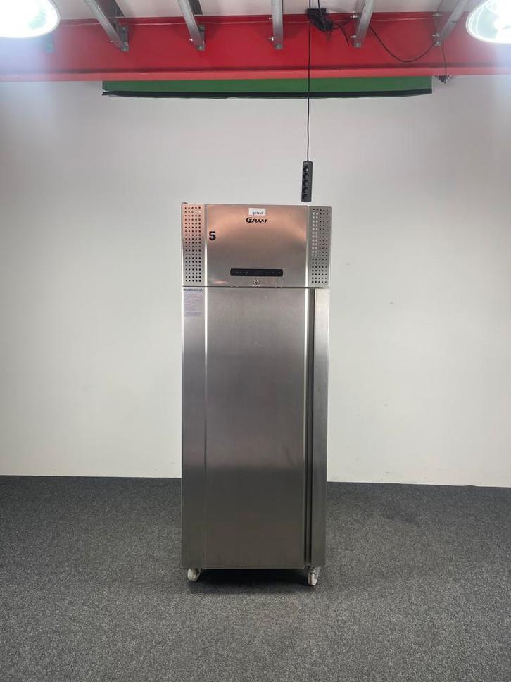 Diepvries,Gram Plus K600 RSG, Linksdraaiend op wielen, Witgoed en Apparatuur, Koelkasten en IJskasten, Gebruikt, Zonder vriesvak