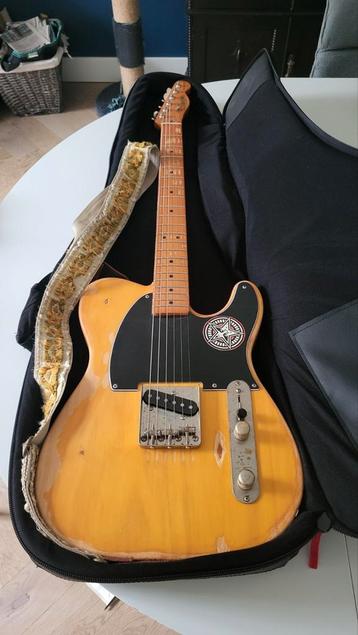 Old Man" Eddie Vedder Tele replica/upgr. Squier Classic Vibe beschikbaar voor biedingen