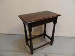 Antieke sidetable, Ophalen of Verzenden, 25 tot 50 cm, Rechthoekig, 100 tot 150 cm