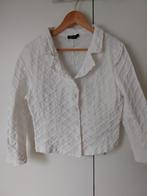 Wit Jasje MOQ Maat 42/44, Kleding | Dames, Jasjes, Kostuums en Pakken, Wit, Maat 42/44 (L), Ophalen of Verzenden, Zo goed als nieuw