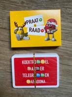 M&M's Praat & Raad Kaartspel, Een of twee spelers, Ophalen of Verzenden, Zo goed als nieuw