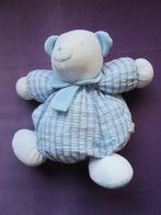 JEAN BOURGET Knuffel BEER. 27 CM ZITTEND. BLAUW **Nieuw**, Ophalen of Verzenden, Nieuw, Beer