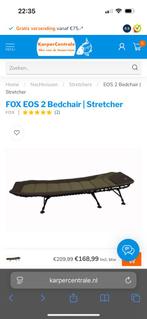 FOX  eos 2 stretcher nieuw, Watersport en Boten, Hengelsport | Karpervissen, Ophalen of Verzenden, Nieuw, Overige typen